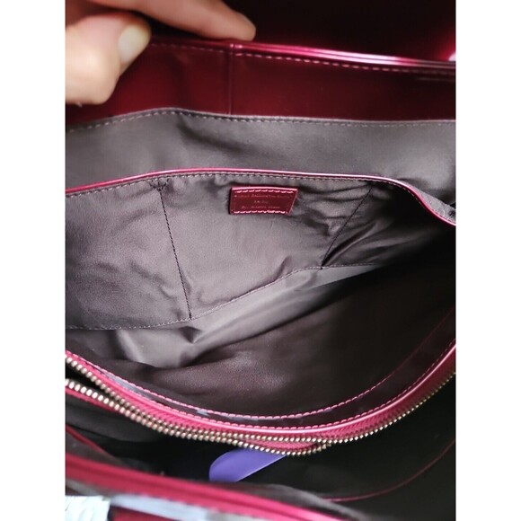 Ms. Bouvier by Abigail Riggs Patent Leather Ltd Edition 34/300 Purse Laptop Bag - Picture 10 of 16